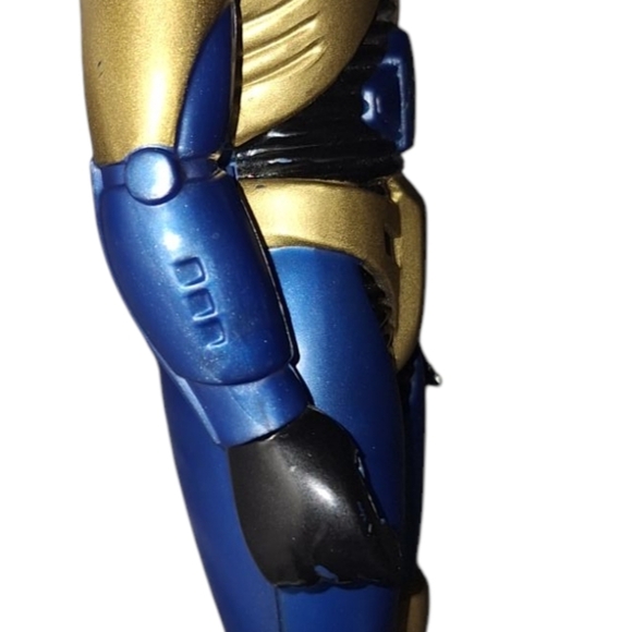 Gold and Blue Action Figure with Light-Up Feature - Picture 8 of 10